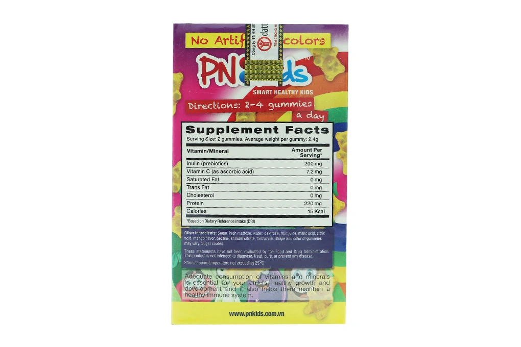 PN Kids Prebiotics & Veggie lọ 30 viên - 4