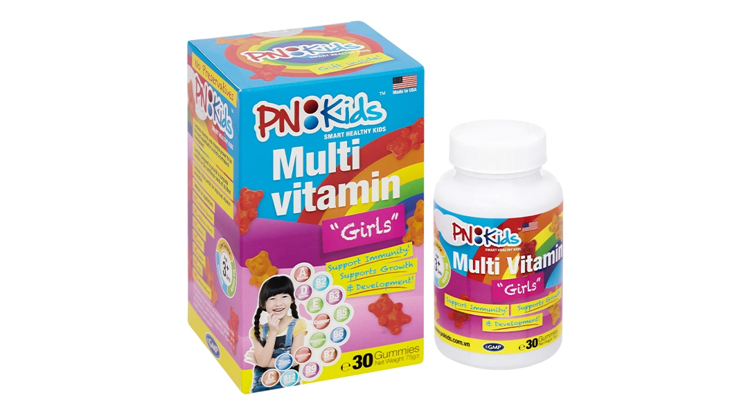 Pn Kids Multivitamin For Girls hộp 30viên - 1