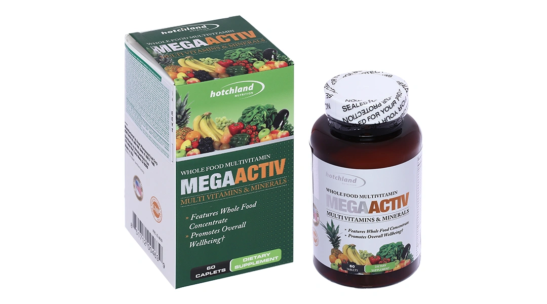 Mega Activ Whole Food Multivitamin hộp 60 viên - 
