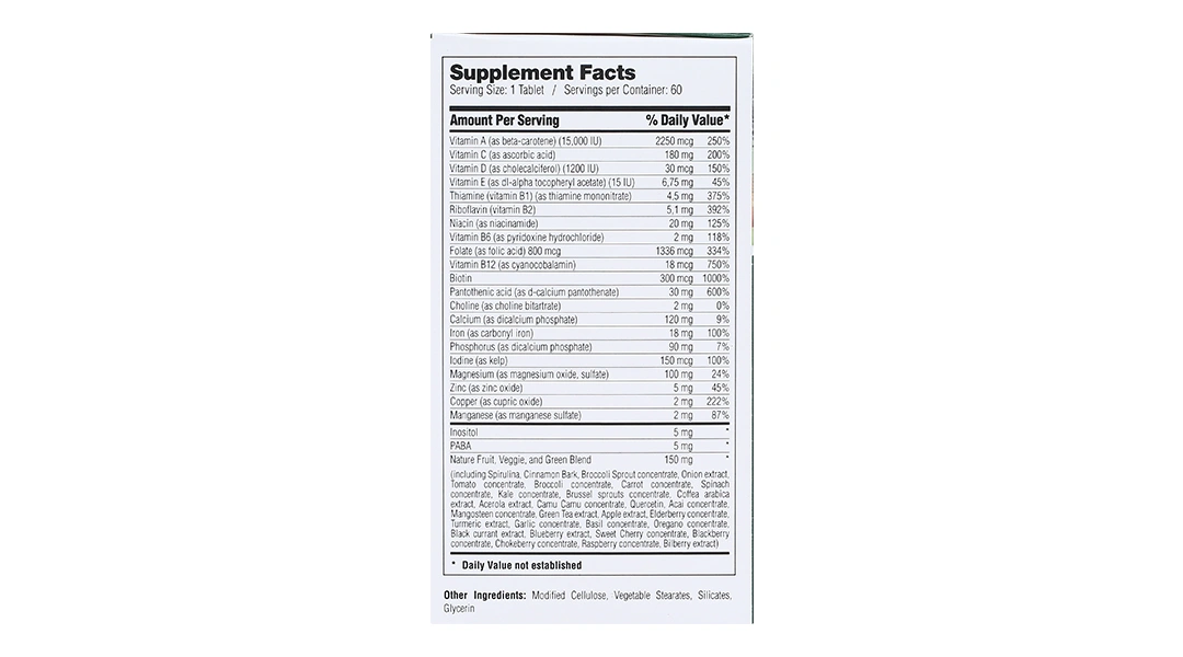 Mega Activ Whole Food Multivitamin hộp 60 viên - 3