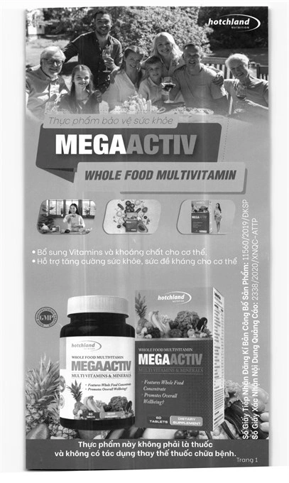 Mega Activ Whole Food Multivitamin hộp 60 viên - 8