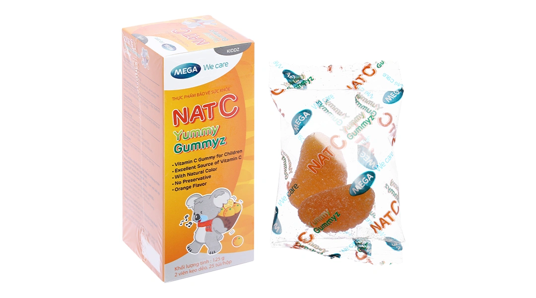 Nat C Yummy Gummyz hộp 25 túi - 