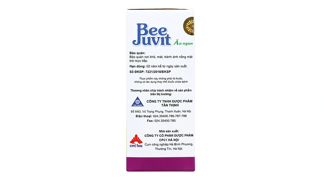Beejuvit Ăn Ngon hộp 20 ống x 10ml - 2