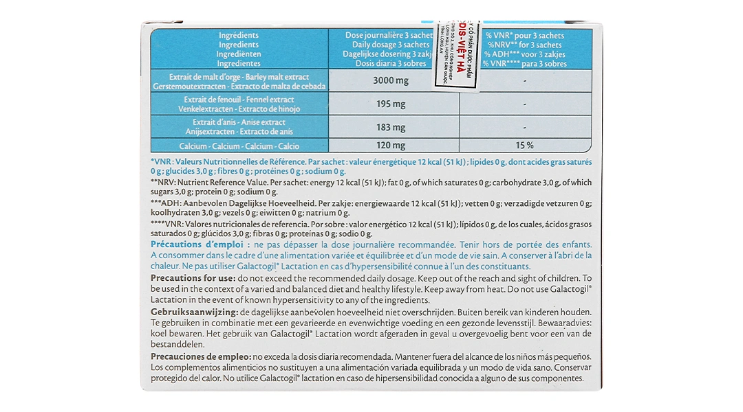 Galactogil Lactation hộp 24 gói - 1