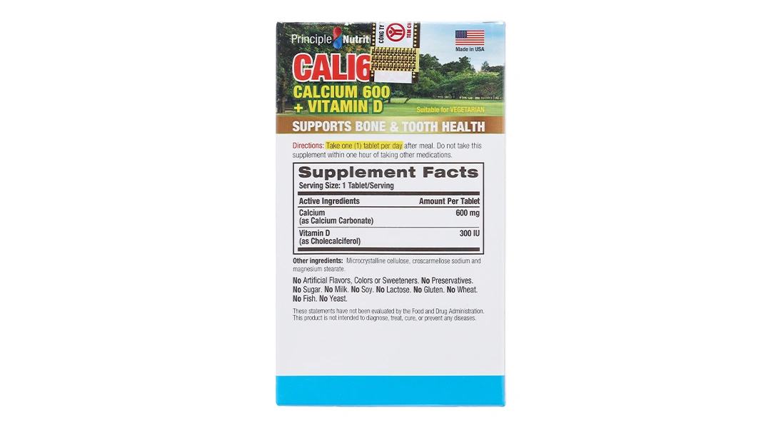 PN Cali 600 Calcium 600 + Vitamin D lọ 110 viên - 3