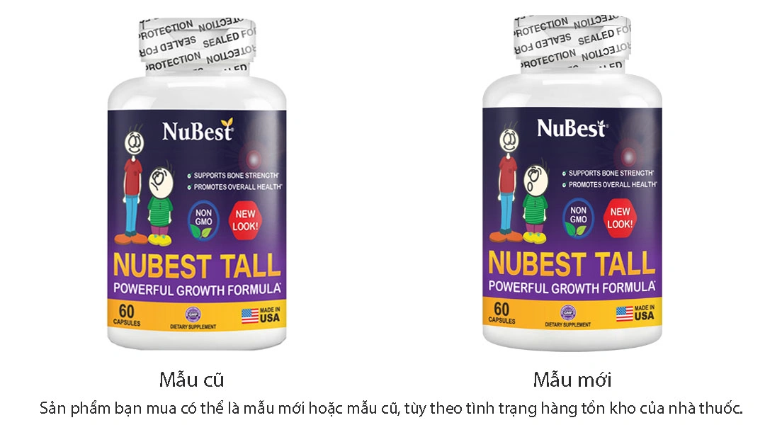 Nubest Tall lọ 60 viên - 