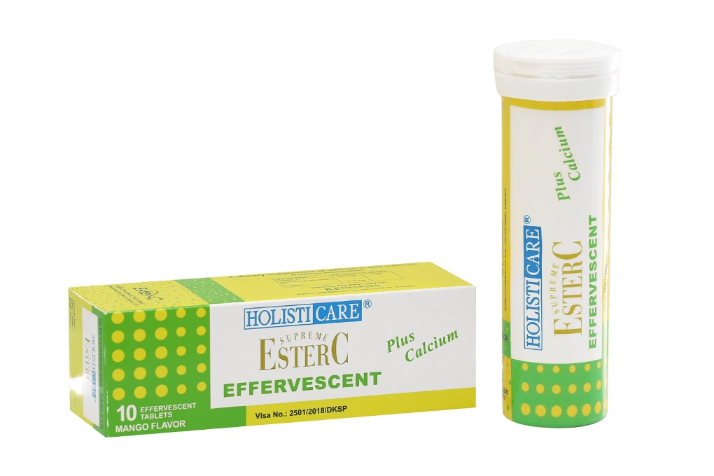 Viên Sủi Ester C Vị Xoài tuýp 10 viên - 