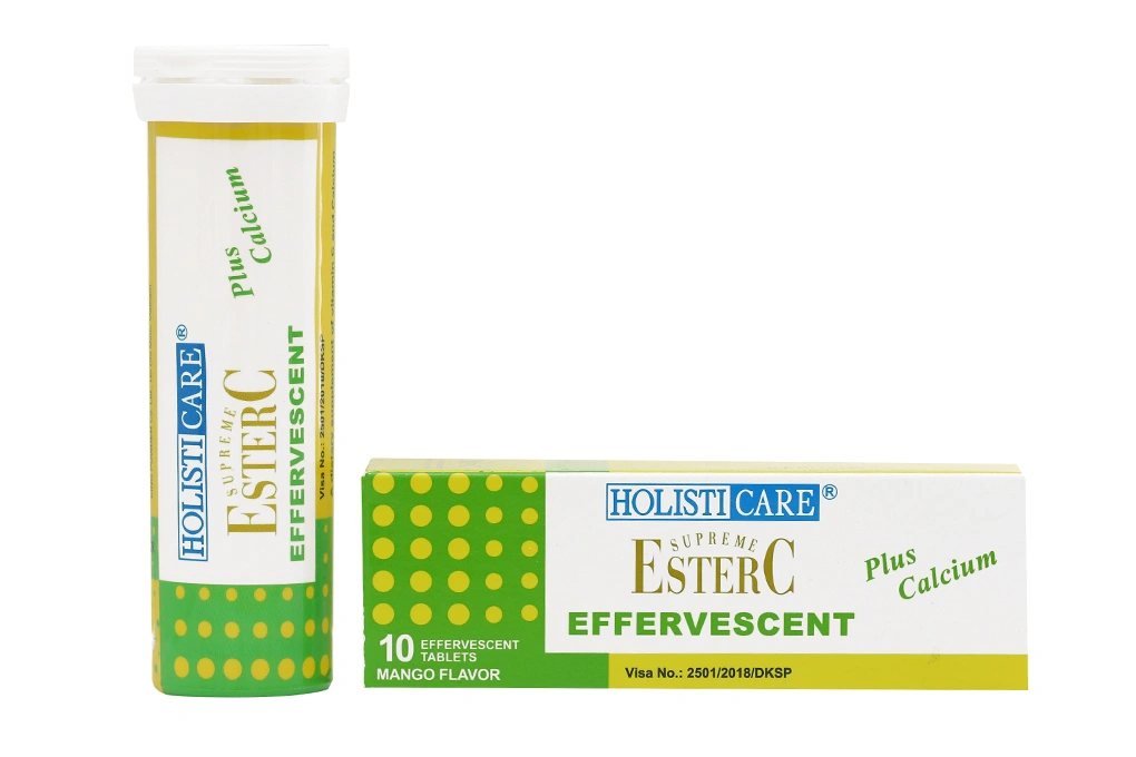 Viên Sủi Ester C Vị Xoài tuýp 10 viên - 1