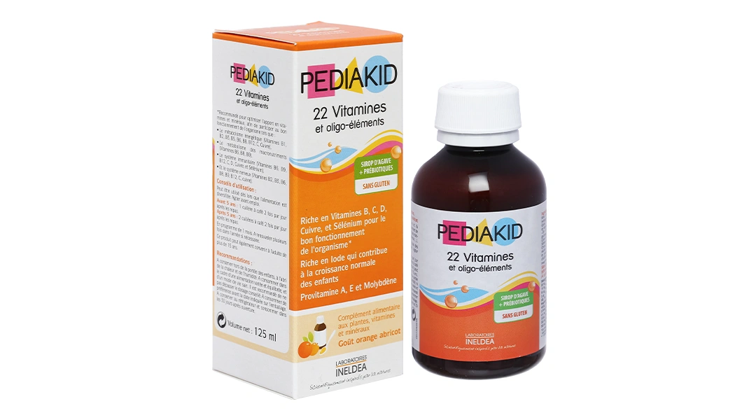 Pediakid 22 Vitamin Et Oligo Elements chai 125ml - 