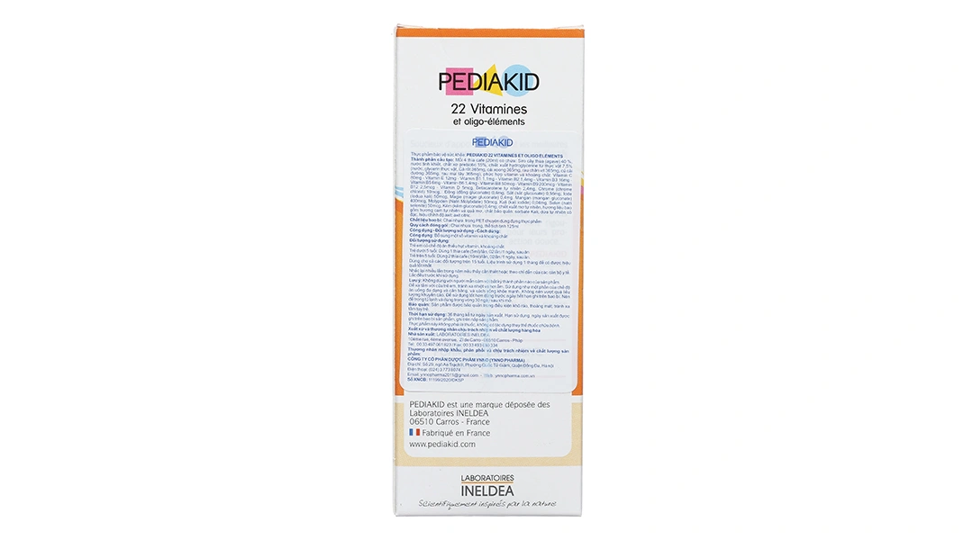 Pediakid 22 Vitamin Et Oligo Elements chai 125ml - 1