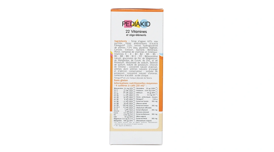 Pediakid 22 Vitamin Et Oligo Elements chai 125ml - 3