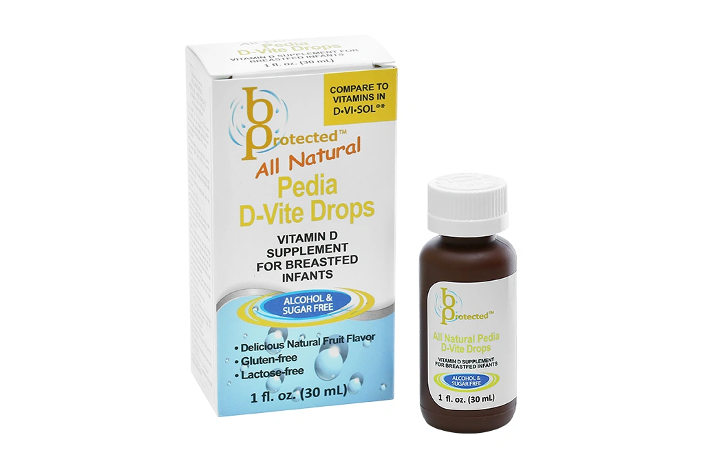 Dung dịch All Natural Pedia D-Vite Drops bổ sung vitamin D3 chai 30ml - 