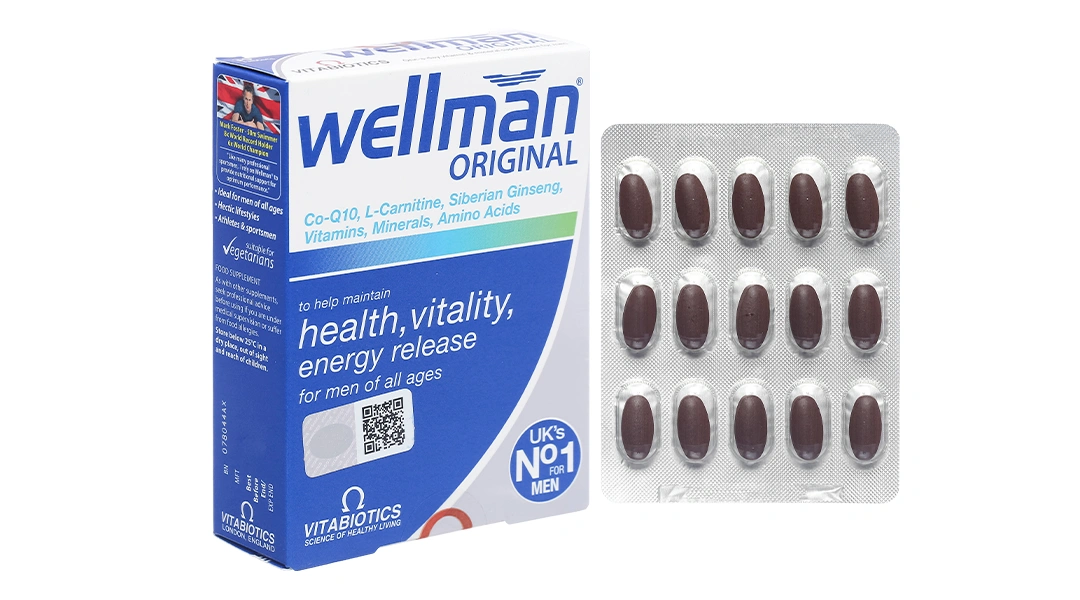 Vitabiotics Wellman hộp 30 viên - 