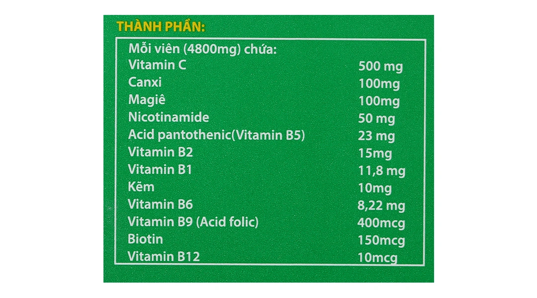 Berocca Performance Mango tuýp 10 viên - 5