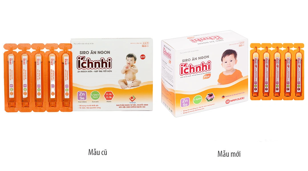Siro Ăn Ngon Ích Nhi hộp 20 ống x 10ml - 