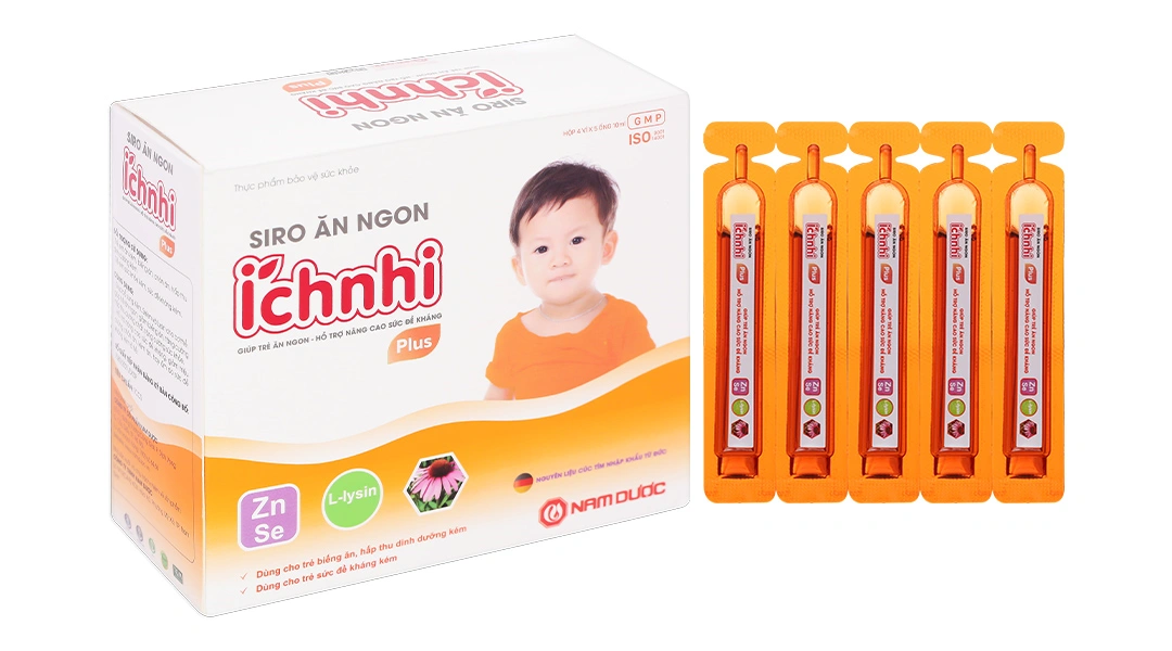 Siro Ăn Ngon Ích Nhi hộp 20 ống x 10ml - 1