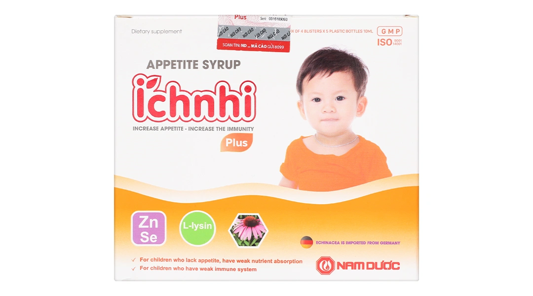 Siro Ăn Ngon Ích Nhi hộp 20 ống x 10ml - 2