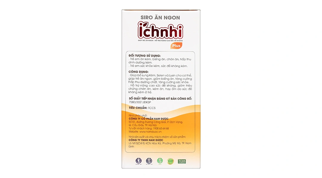 Siro Ăn Ngon Ích Nhi hộp 20 ống x 10ml - 4
