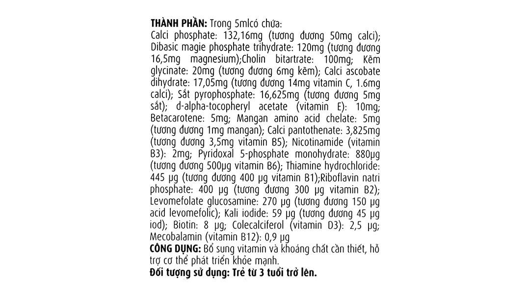 Brauer Kids Liquid Multivitamin With Iron chai 200ml - 4