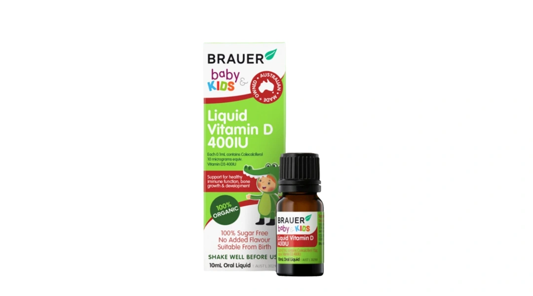Brauer Baby & Kids Liquid Vitamin D 400IU chai 10ml - 