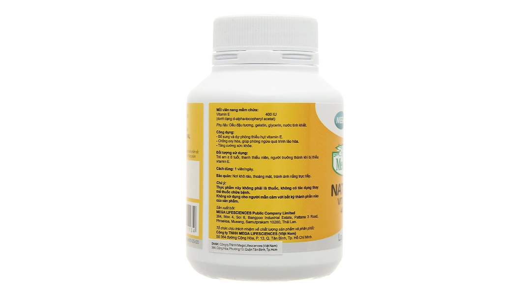 Medicrafts Natural Vitamin E 400 lọ 30 viên - 4