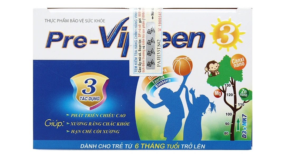 Pre Vipteen 3 hộp 20 gói - 4
