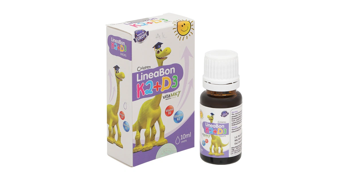 LineaBon K2 + D3 hỗ trợ giảm nguy cơ loãng xương chai 10ml - 13