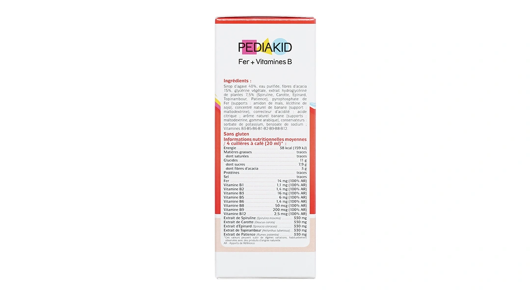 Pediakid Fer + Vitamines B chai 125ml - 4