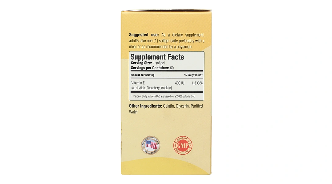 Mega Optimum Vitamin E 400Iu hộp 60 viên - 1