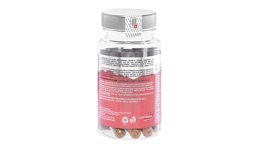 Swiss Energy Prenatal Multivit lọ 30 viên - 8