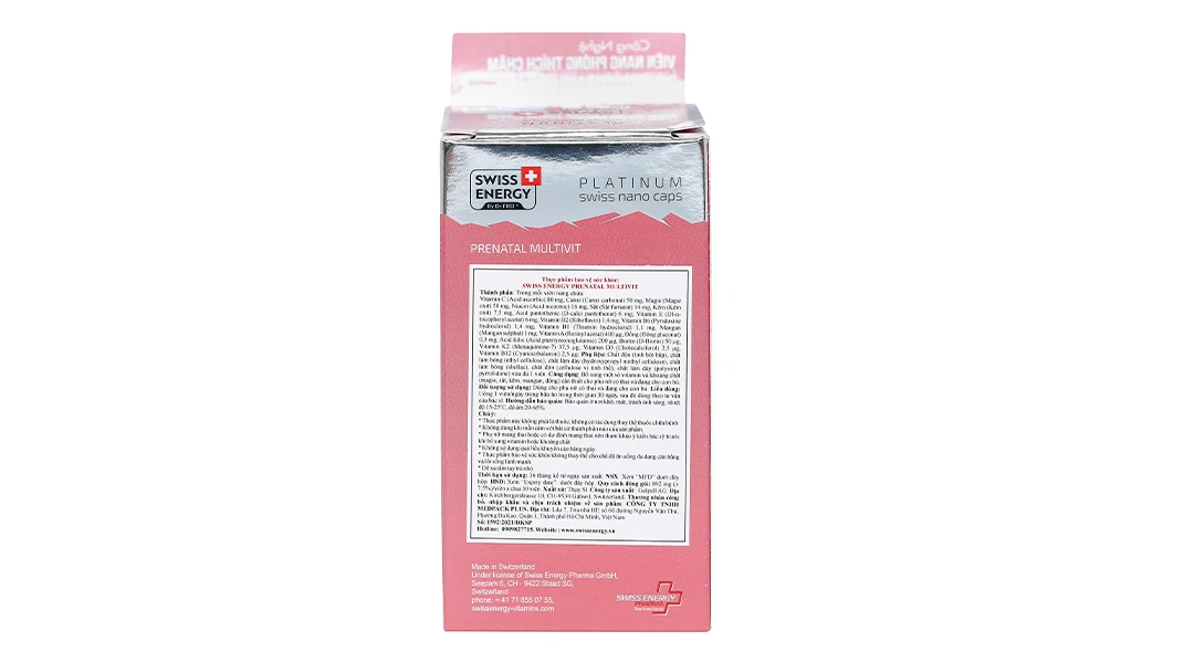 Swiss Energy Prenatal Multivit lọ 30 viên - 3