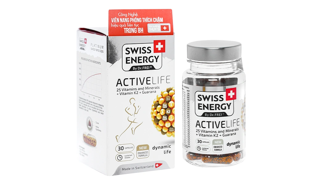 Swiss Energy Active Life lọ 30 viên - 