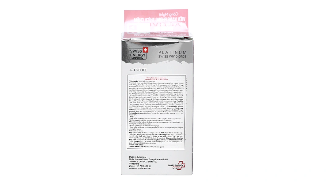 Swiss Energy Active Life lọ 30 viên - 3