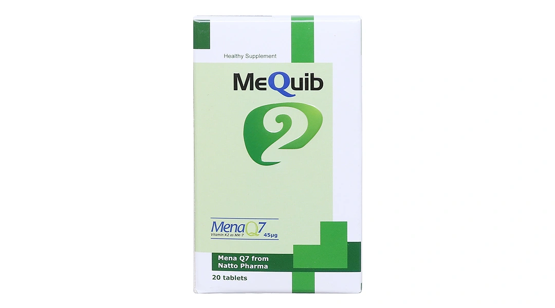 Mequib 2 hỗ trợ xương, răng chắc khỏe, giảm nguy cơ thiếu canxi lọ 20 viên - 1