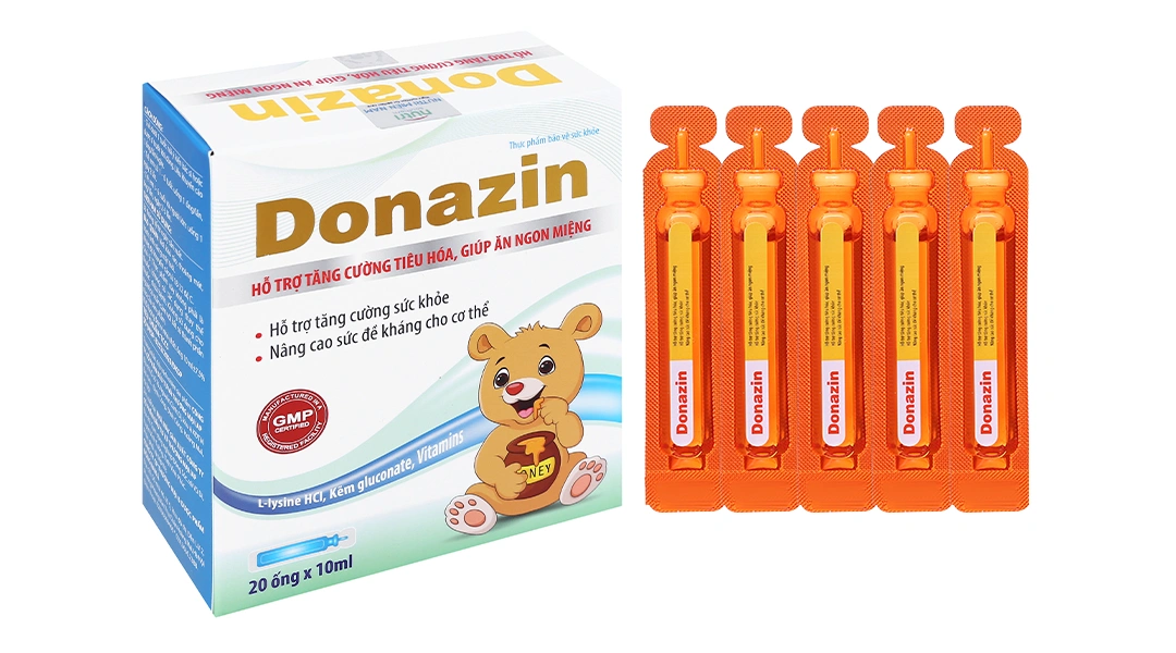 Donazin hộp 20 ống x 10ml - 