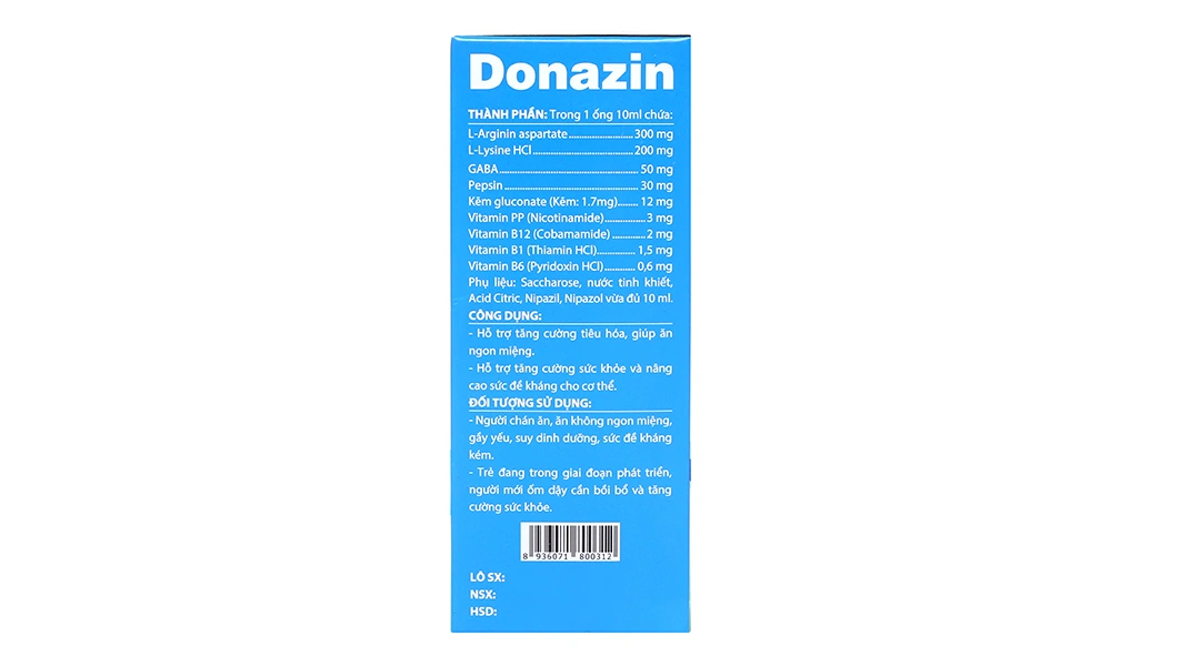 Donazin hộp 20 ống x 10ml - 2