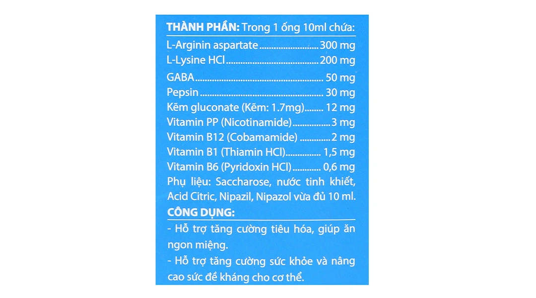 Donazin hộp 20 ống x 10ml - 4