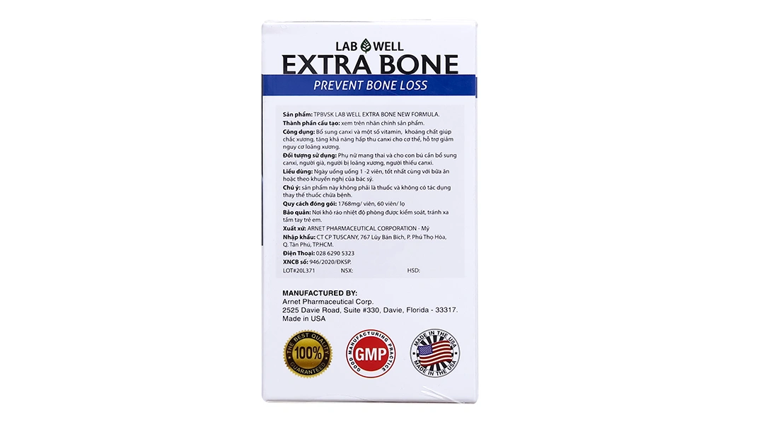 Thực phẩm bảo vệ sức khỏe Labwell Extra Bone New Formula - 2