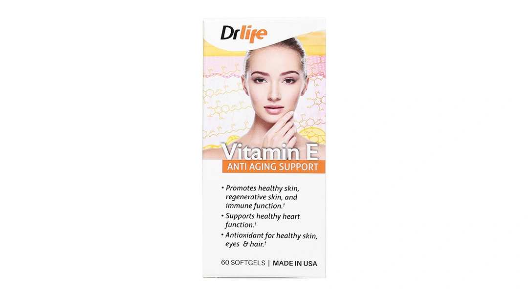 Viên Uống Vitamin E Anti Aging Support Drlife hộp 60 viên - 2