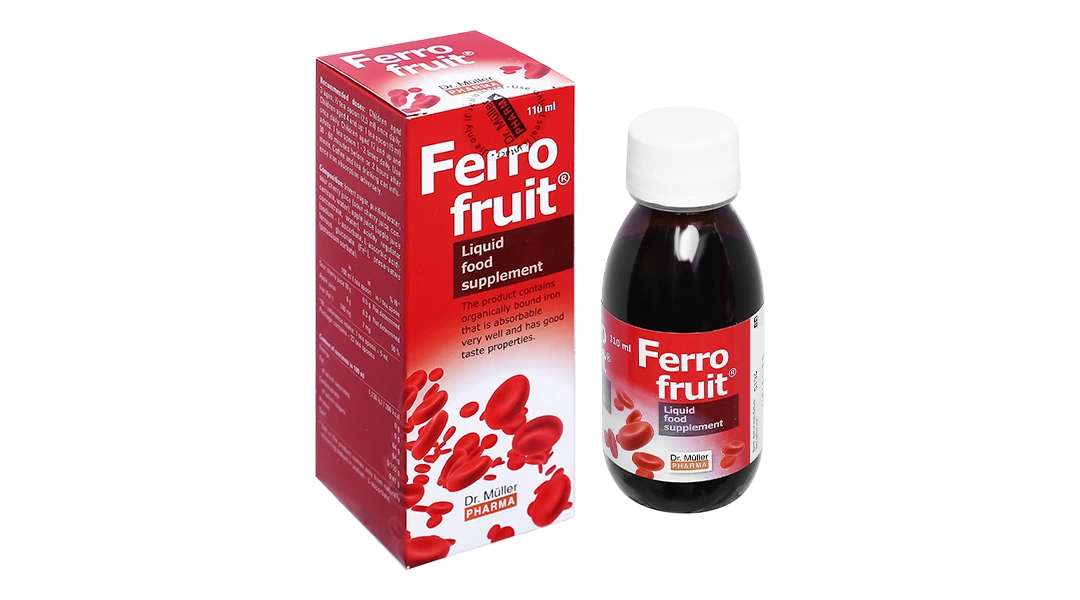 Siro Ferro Fruit cung cấp sắt, hỗ trợ tạo máu chai 110ml - 