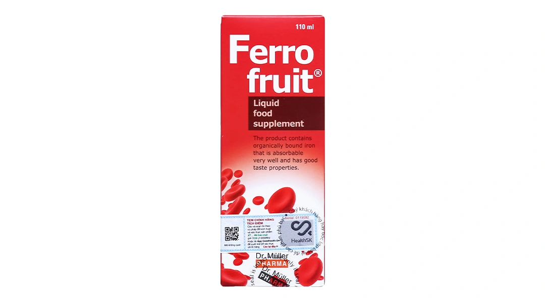 Siro Ferro Fruit cung cấp sắt, hỗ trợ tạo máu chai 110ml - 1