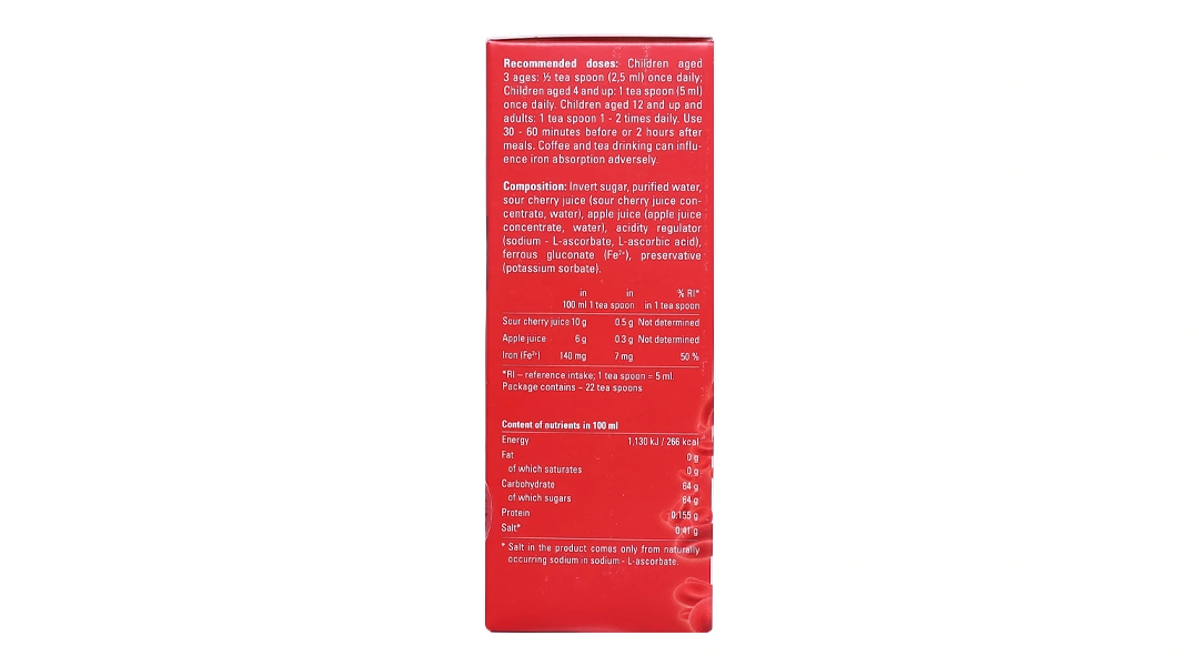 Siro Ferro Fruit cung cấp sắt, hỗ trợ tạo máu chai 110ml - 3