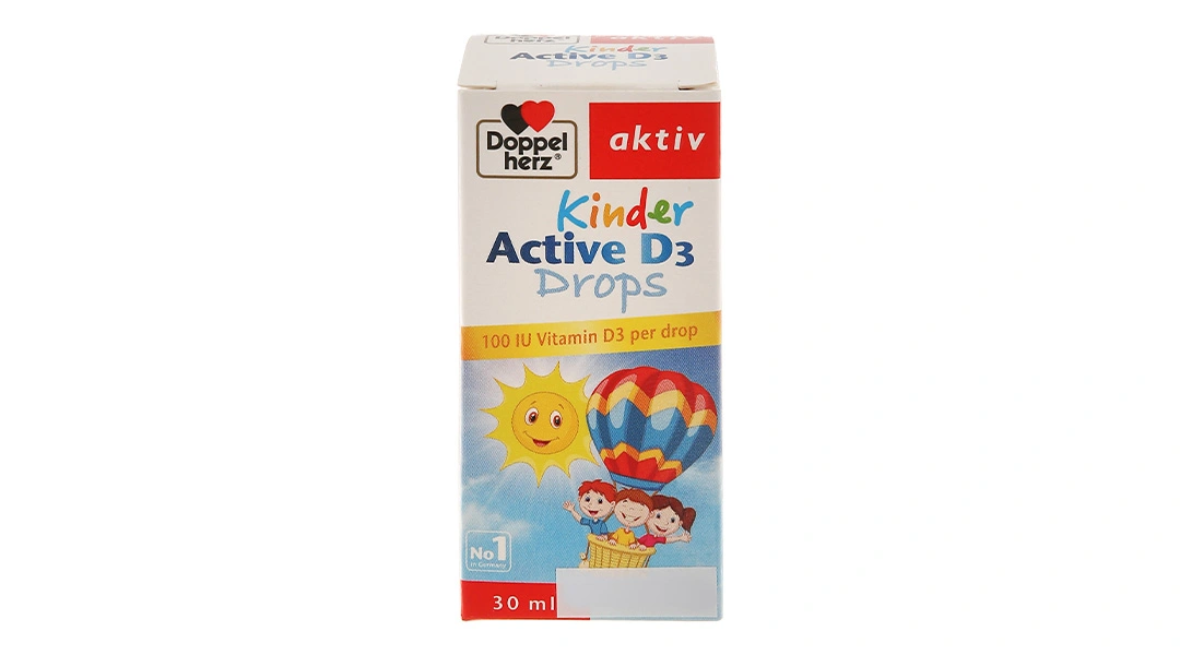 Doppelherz Aktiv Kinder Active D3 Drops chai 30ml - 
