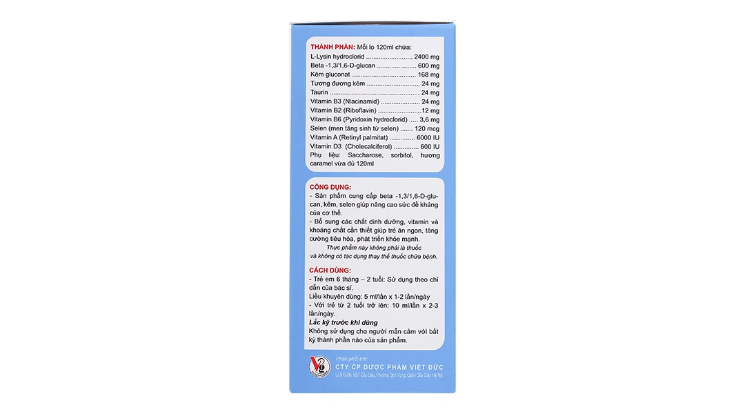 Siro Hkids chai 120ml - 3