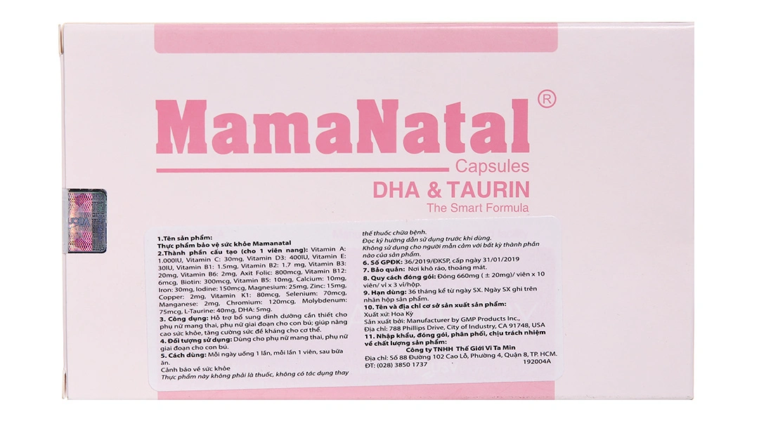 Mamanatal hộp 30 viên - 2