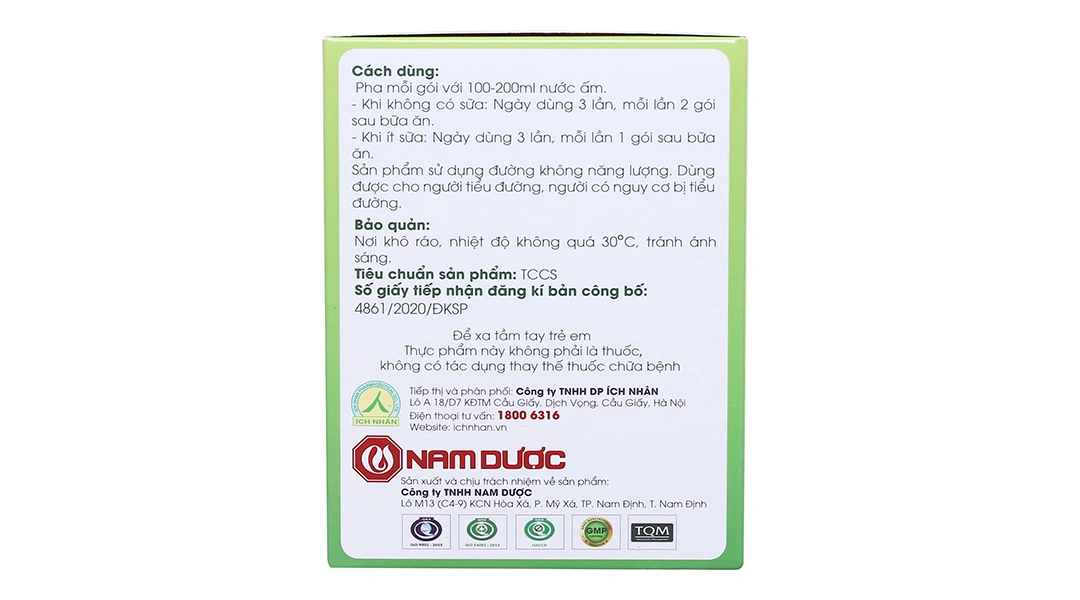 Cốm Lợi Sữa Ích Nhân hộp 20g - 3