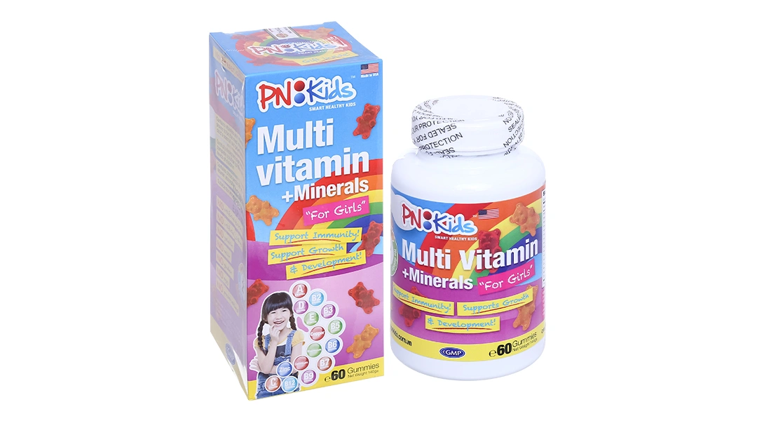 Pn Kids Multivitamin For Girls lọ 60 viên - 