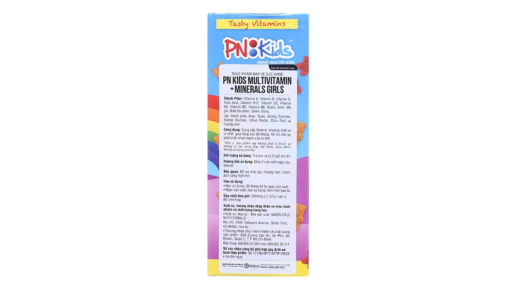 Pn Kids Multivitamin For Girls lọ 60 viên - 4