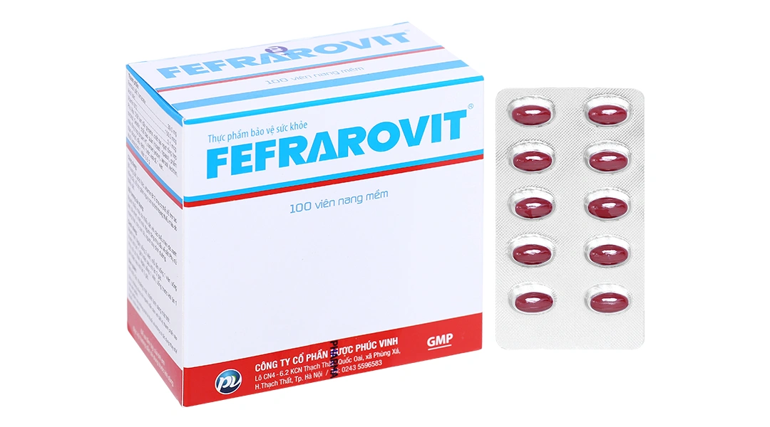 Fefrarovit hộp 100 viên - 