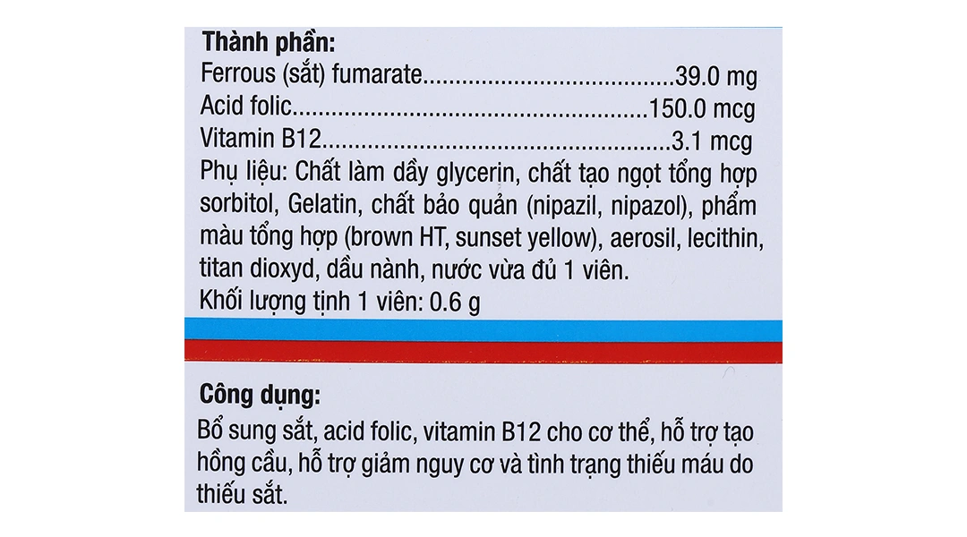 Fefrarovit hộp 100 viên - 4